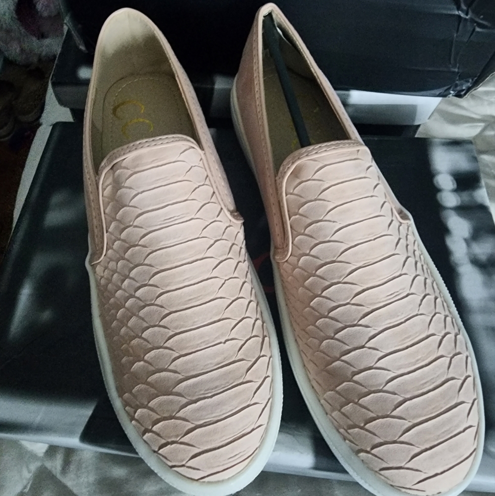 Ccocci Peyton platform shoes size 7 in salmon